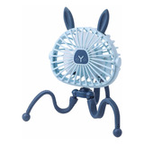 Ventilador Pequeño Portátil De Mano, Ajustable, Recargable 