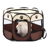 Cercado Casinha Móvel Dobrável Cachorro Gato Pet 73x73x43cm