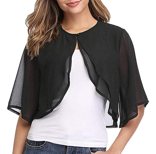 Bolero Cardigan Tops, Ropa Elegante, Capas, Capa, Chal