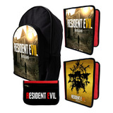 Mochila +2 Carpetas+ Cartu De Resident Evil #52