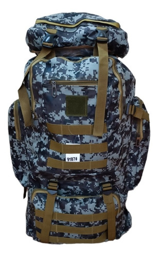 Mochila 60 L Tactica Militar Campismo Senderismo 9187