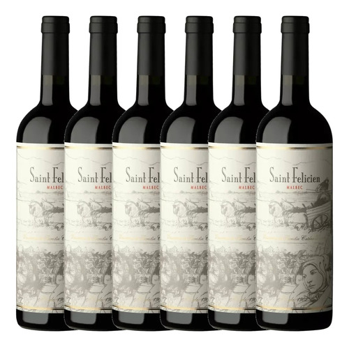 Vino Saint Felicien Malbec Catena Zapata 750ml X6 - Gobar®