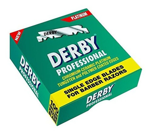 Derby Professional Hojas De Afeitar De Filo Único 100 U