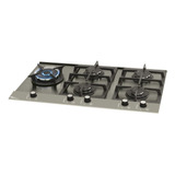 Cooktop Gás Fischer Platinium 5q Com 5 Bocas Prime Escovado