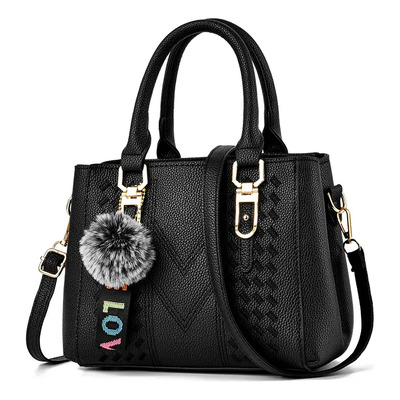 Ninzi® Bolso Bandolera De Moda De Gran Capacidad Para Mujer Color Negro | MercadoLibre