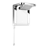 Chuveiro Elétrico De Parede Lorenzetti Acqua Ultra Star Branco-cromado 5500w 127v