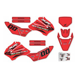 Kit Adesivo Moto Cross Trilha Tornado Xr 250 2003 2005 Lm55