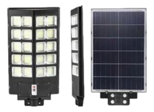 Lampara Suburbana Solar Led Todo En Uno Abs 1000w Con Brazo