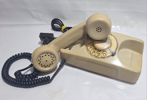 Antigo Telefone De Disco Anos 80 Tijolinho Funcionando Trim