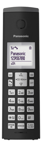 Teléfono Panasonic  Kx-tgk210b Inalámbrico - Color Negro