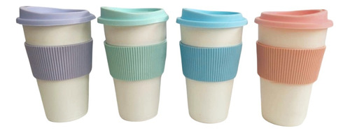 50 Vaso Térmico Mug 300ml Tapa Faja Colores Pastel Mayorista