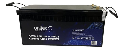 Bateria 100ah 24v Litio Unitec