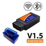 Escáner De Coche Obd2 Elm327 V1.5 Bluetooth