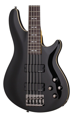 Schecter Omen-5 Blk Bajo Eléctrico 5 Cuerdas Negro Orientación De La Mano Diestro