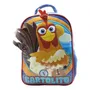 Mochila Escolar La Granja De Zenón Bartolito Amigo Color Azul Diseño De La Tela Lisa Liso