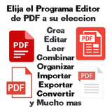 Editor Convertir Crear Combinar Documentos Pdf Mas