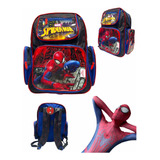 Mochila Spiderman Con Relieves En 3d Hombre Araña Y Mass ++