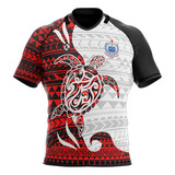 Camiseta Rugby Samoa Oceania Tortuga Test Match Niños