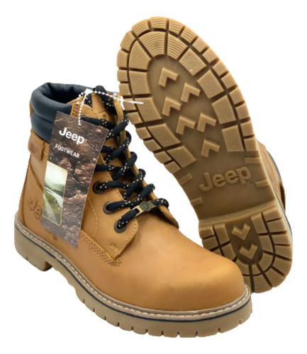 Jeep Dama Bota Con Casquillo Acero 10750 Originales