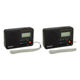 2 Radios Digitales Am/fm/usb/sd/obsequio 2 Pilas Recargable