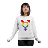 Sudadera Suéter Orgullo Gay Simbolo Genero Lgbt+ Niño/adulto