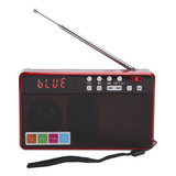 Reproductor Portátil Bluetooth Radio Fm Antena Telescópica F