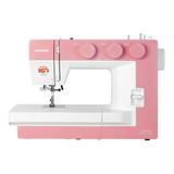 Máquina De Coser Recta Janome Edición Aniversario 1522pg Portable Blanca Y Rosa 220v