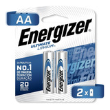 Pila Energizer Litio Aa Blister 2 Unidades