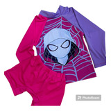 Vestido Traje De Baño Niña Spidergirl Gwen Stacy