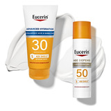 Eucerin Sun Advanced Hydration Spf 30 Sunscreen Lotion + Ag.