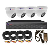 Kit Seguridad 4 Camaras Cctv Fullhd 1080p 5mpx 