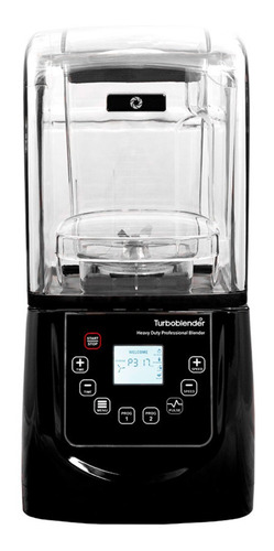 Licuadora 4 Hp Profesional Turboblender 020 2lts Con Cover Color Negro