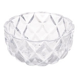 Centro De Mesa  De Cristal De Chumbo Diamond 25x13cm