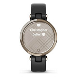 Reloj Garmin Lily Classic Malla Cuero Monitoreo Smartwatch Color Del Bisel Dorado Ligero / Negra