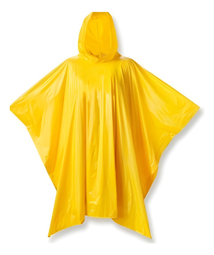 Piloto Poncho Para Lluvia Impermeable Reforzado De Pvc