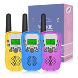 Walkie Talkie Children 8 Channels Lcd Display Distance 3km 1