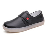 De Mujer Antideslizante Pisos Zapatos 35-40 Blanco Negro