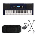 Kit Teclado Roland E-x30 + Capa Estofada Suporte E Pedal