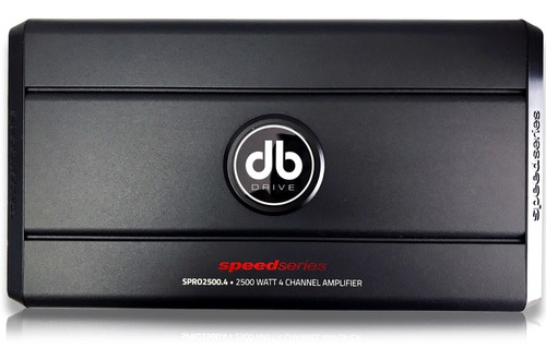Amplificador Db Drive Spro2500.4  4 Canales  2500w Clase A/b
