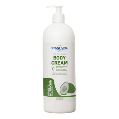 Crema Corporal Humectante Jumbo Body Cream Stanhome 950 Ml Fragancia Aguacate