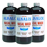 Solución Nasal Alkalol, 16 Oz - Pack De 3