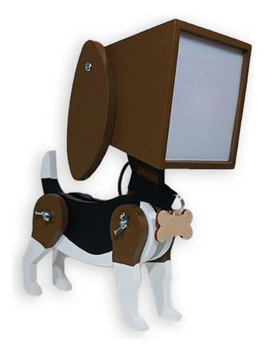 Lampara Velador Perro Beagle Articulable Replydeco