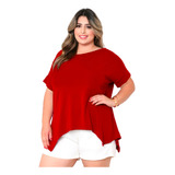 Blusa Plus Size Feminina Blusinha Soltinha Gg A G5 Canoaplus