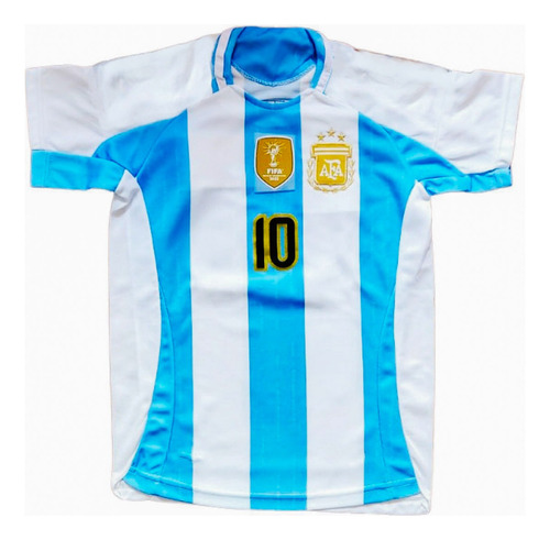 Camiseta Argentina 3 Estrellas - Niños