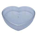 Caja Acrílico Transparente Corazón Bombones Souvenirs X 10