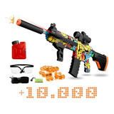 Rifl Gelblaster M416 Lanzador Hidrogel Automatico 10000 Bala