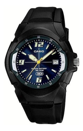 Reloj Casio Mw-600f Colores Surtidos/relojesymas Azul 2a