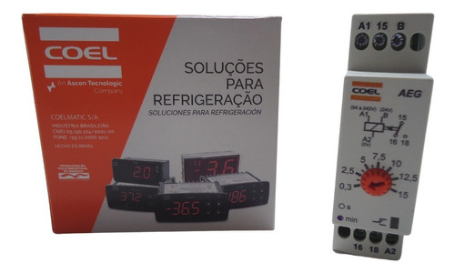 Rele Temporizador Aeg Pulso Retardo 15min Coel