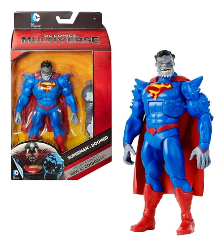 Superman Doomed Dc Multiverse Doomsday Baf Mattel