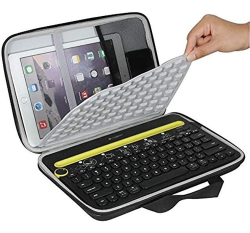 Hermitshell Funda De Viaje Compatible Con Teclado Multidisp